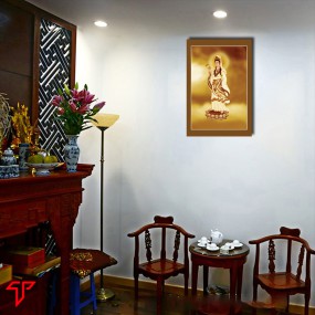 Tranh phật giáo quan âm bồ tát
